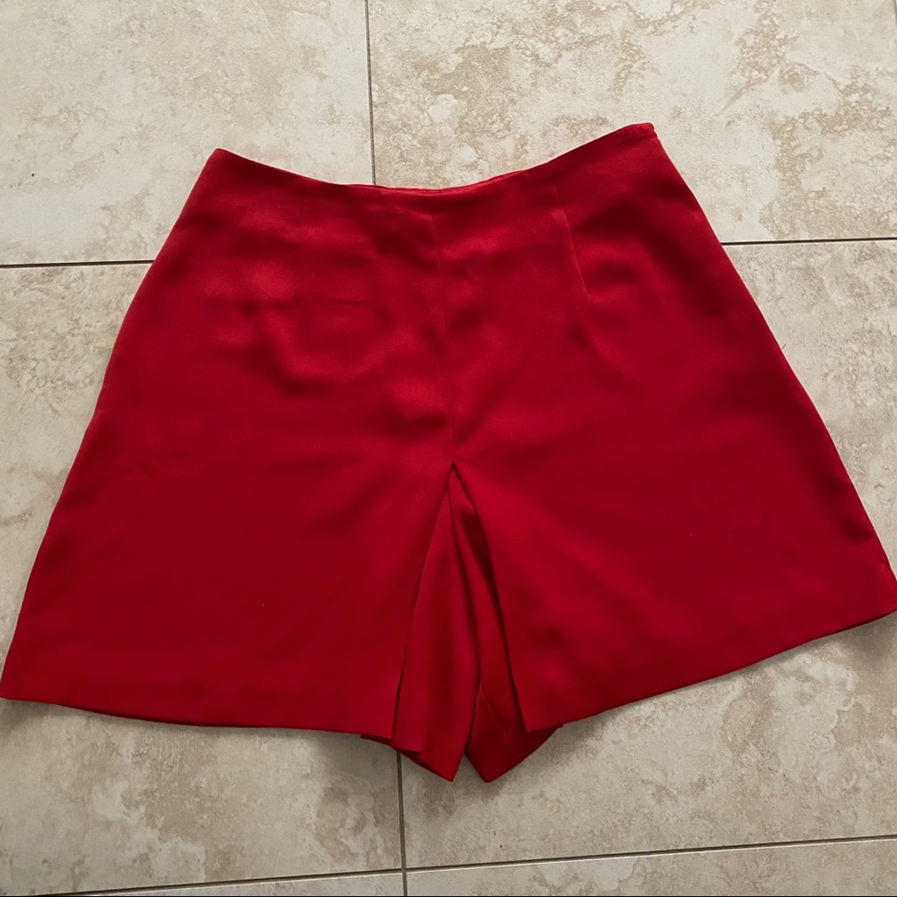 Red shorts